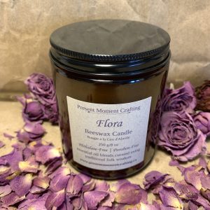 Flora Beeswax Candle