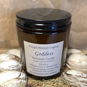 Goddess Beeswax Candle